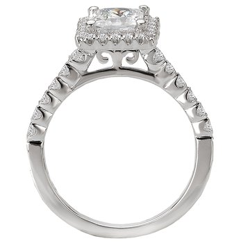 Halo Semi-Mount Diamond Ring 115214-100A