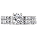 LaVie Diamond Semi-Mount Engagement Ring 116137-RDS