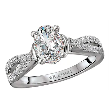 Diamond Semi-Mount Engagement Ring 160171-OV100