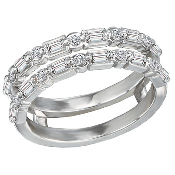 Diamond Wrap Ring with Guard 113915-WRAP