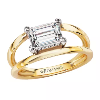 Split Shank Diamond Engagement Ring 160328-EM150Y