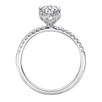 Diamond Semi-Mount Engagement Ring 160167-MQ100