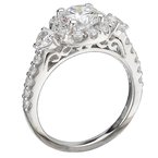 LaVie Halo Semi-Mount Diamond Ring 115041-100