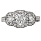 LaVie Halo Semi-Mount Diamond Ring 115170-100