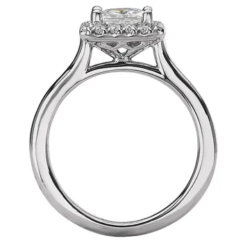 Halo Semi-Mount Diamond Ring 119155-PC100K
