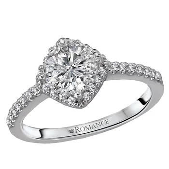 Halo Semi-Mount Diamond Ring 119243-CR100K