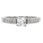 LaVie Peg Head Semi-Mount Diamond Ring 115105-S