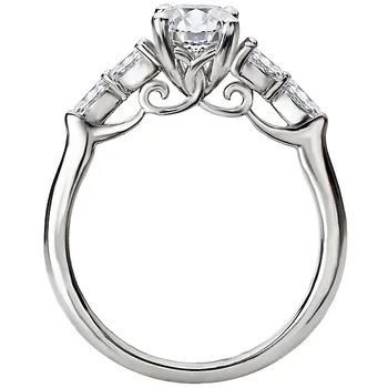 Diamond Semi-Mount Engagement Ring 160119-OV100