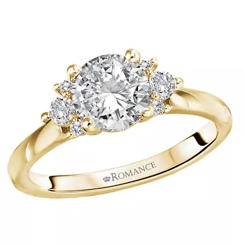 Semi-Mount Diamond Engagement Ring 160191-RD100Y