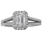 LaVie Split Shank Semi-Mount Diamond Ring 115297-100