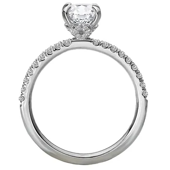 Diamond Semi-Mount Engagement Ring 160176-OV100