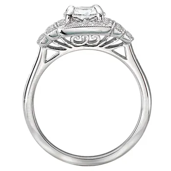 Halo Semi-Mount Diamond Ring 119267-CR100K