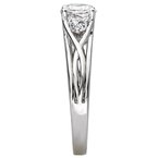 LaVie 3 Stone Semi-Mount Diamond Ring 115463-RD075