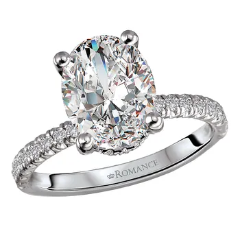 Semi-Mount Diamond Engagement Ring 160223-OV300