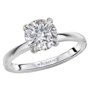 *** Lab Grown Diamond *** Diamond Semi-Mount Engagement Ring 160103-RD200LG