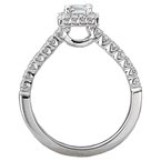 LaVie Halo Semi-Mount Diamond Ring 115037-050