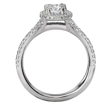 Split Shank Semi-Mount Diamond Ring 119119-100K