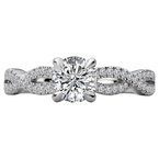 LaVie Braided Shank Semi-Mount Diamond Ring 115302-075