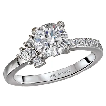Diamond Semi-Mount Engagement Ring 160160-RD100