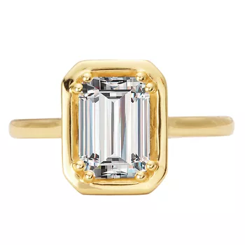 Hidden Halo Semi-Mount Engagement Ring 160327-EM200Y