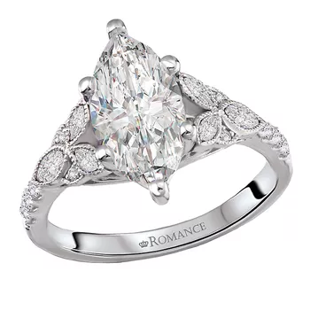 Semi-Mount Diamond Engagement Ring 160359-MQ200