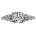 LaVie Split Shank Semi-Mount Diamond Ring 115445-RD100