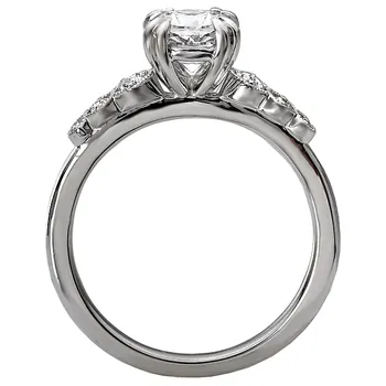 Classic Semi-Mount Diamond Ring 119204-RD100K