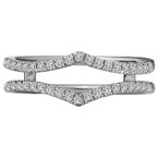 LaVie Matching Diamond Wrap Ring with Guard 113911-WRAP
