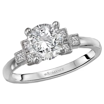 Diamond Semi-Mount Engagement Ring 160141-RD100