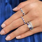 LaVie Sapphire and Diamond Semi-Mount Ring 115148-S