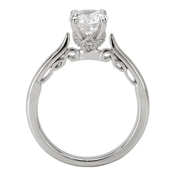 Solitaire Semi-Mount Diamond Ring 115175-100