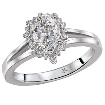 Split Shank Semi-Mount Diamond Ring 115404-PS100