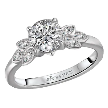 *** Lab Grown Diamond *** Classic Semi-Mount Diamond Ring 119254-RD100KLG