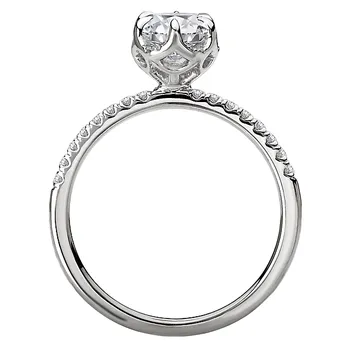 Diamond Semi-Mount Engagement Ring 160167-OV100