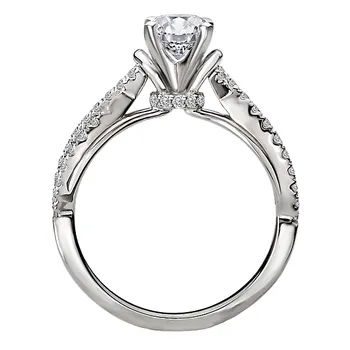 Diamond Semi-Mount Engagement Ring 160171-OV100