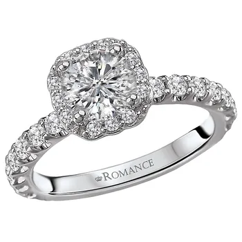 Halo Semi-Mount Diamond Ring 119158-CR100K