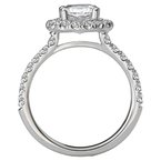 LaVie Halo Semi-Mount Diamond Ring 115450-RD100