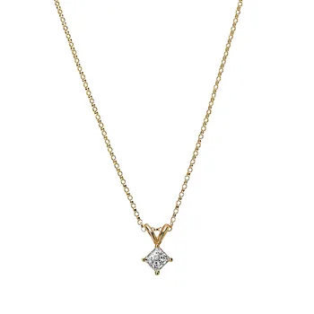 Diamond Pendant Necklace 141002-050YN
