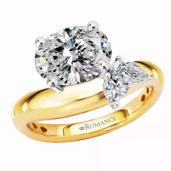 Semi-Mount Lab Grown Diamond Engagement Ring 160275-OV200YLG