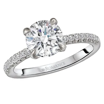 *** Lab Grown Diamond *** Diamond Semi Mount Diamond Ring 160102-RD200LG