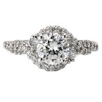 LaVie Halo Semi-Mount Diamond Ring 115142-100