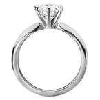 LaVie Solitaire Semi-Mount Diamond Ring 114001-6RD100WS