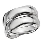 Eleganza Ladies Fashion Sterling Silver Ring 711854-7