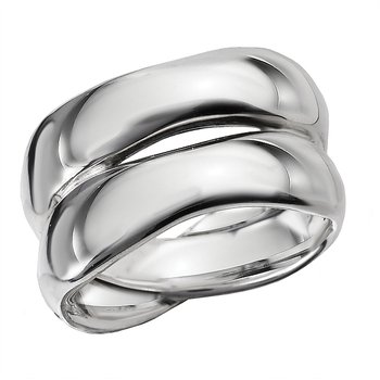 Ladies Fashion Sterling Silver Ring 711854-7