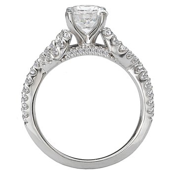 Split Shank Semi-Mount Diamond Ring 115407-100