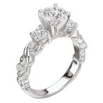 LaVie Peg Head Semi-Mount Ring 115018-S