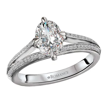 Semi-Mount Diamond Engagement Ring 160189-OV100