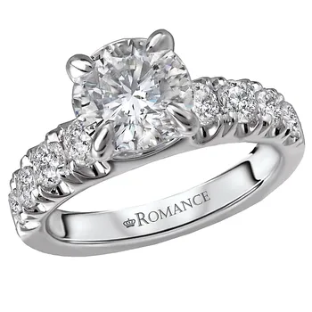 *** Lab Grown Diamond *** Classic Semi-Mount Diamond Ring 119245-RD200KLG