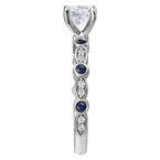 LaVie Diamond and Sapphire Semi Mount Ring 115475-RD075