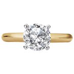 LaVie Solitaire Semi-Mount Diamond Ring 114000-4RD150TYS